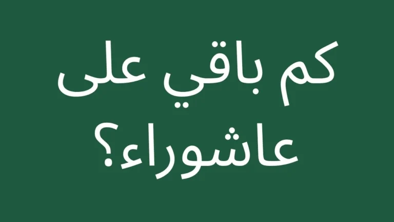 Countdown to Ashura 2026 - how many days remaining